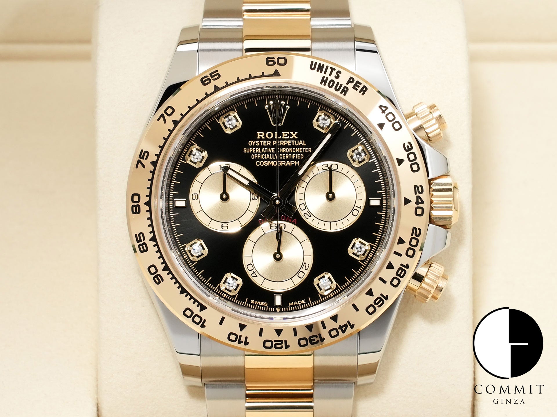 ロレックス デイトナ Ref.126503G ステンレススチール/イエローゴールド ブラックxゴールデンx8Pダイヤ文字盤 未使用 toxukcmc 商品画像1