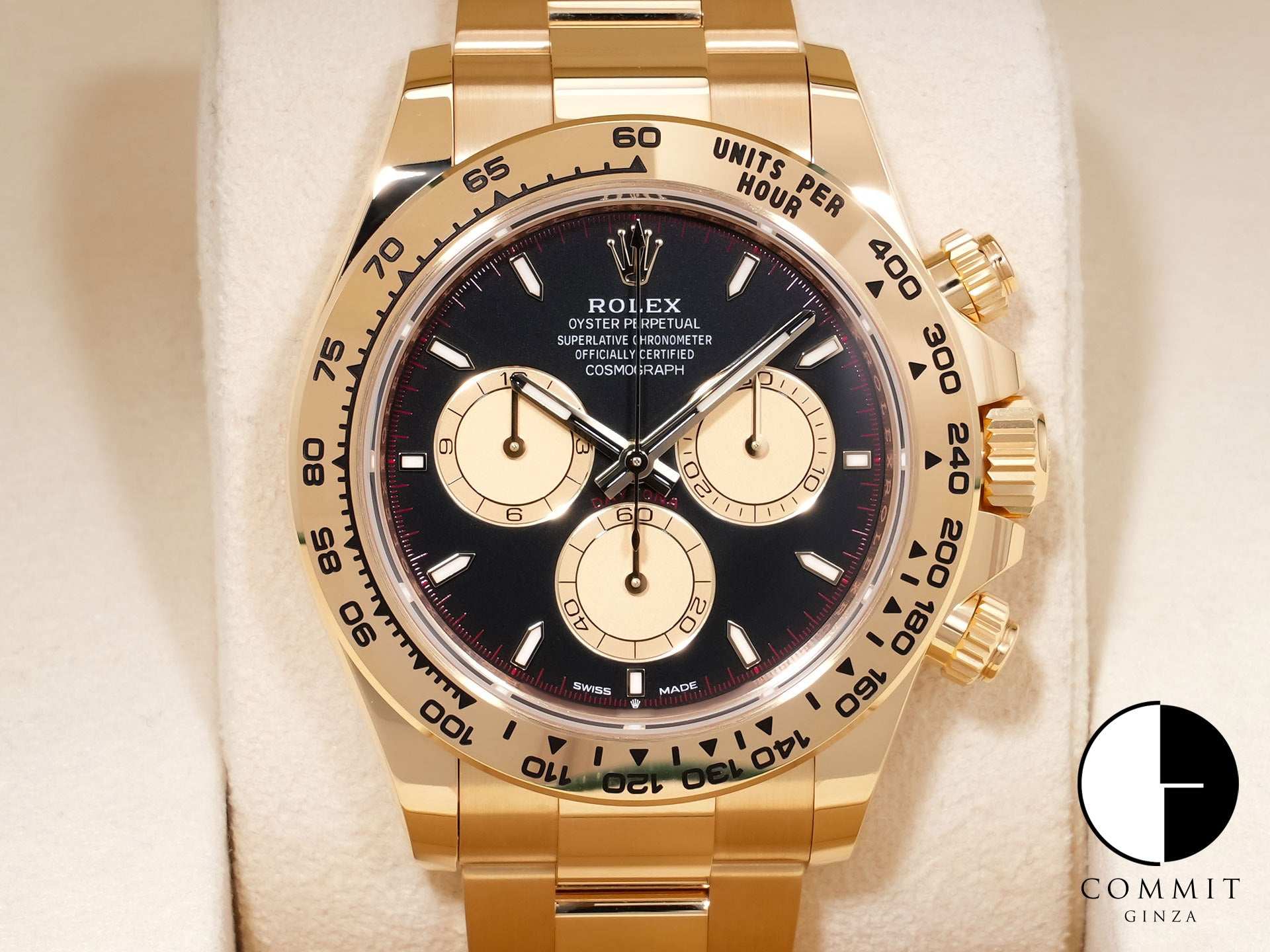 ロレックス デイトナ Ref.126508 イエローゴールド ブライトブラックxゴールデン文字盤 未使用 rvshktef 商品画像1