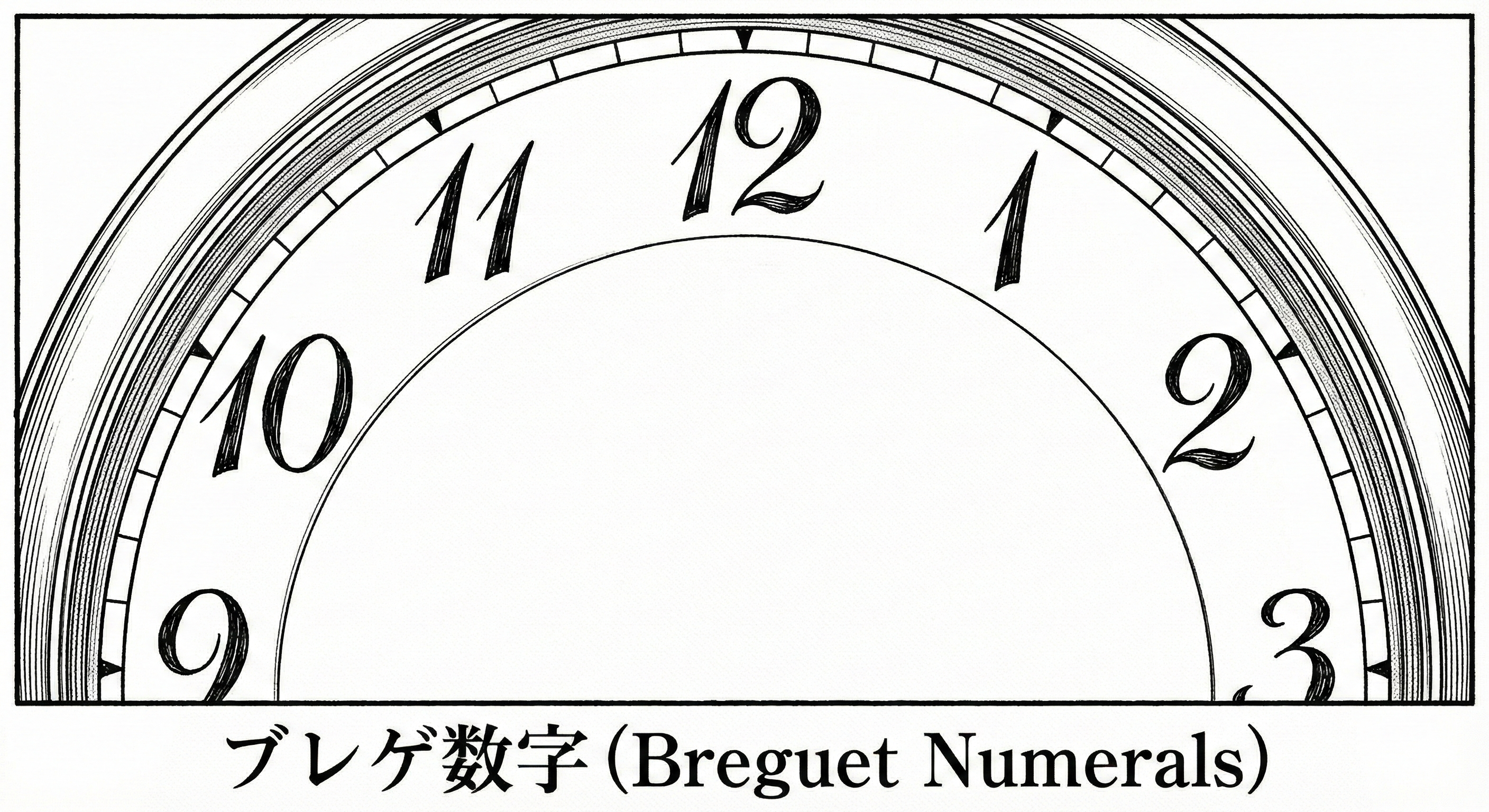 第17コマ：ブレゲ数字のアップ