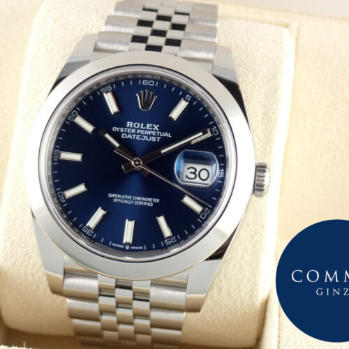 ロレックス デイトジャスト Ref.126300 ブルー文字盤 未使用 datejust-159 ジュビリーブレスレット 商品画像1