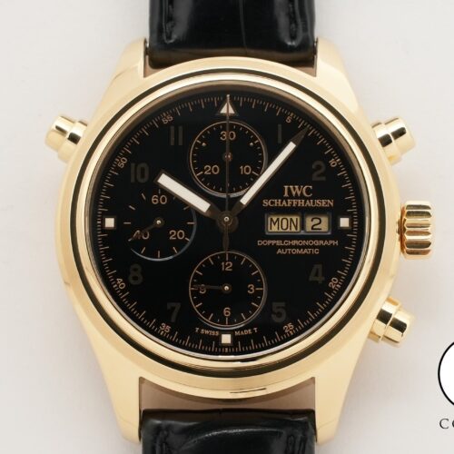 IWC ドッペルクロノグラフ Ref.IW3713 ブラック文字盤 美中古 01LWCJAW 商品画像1