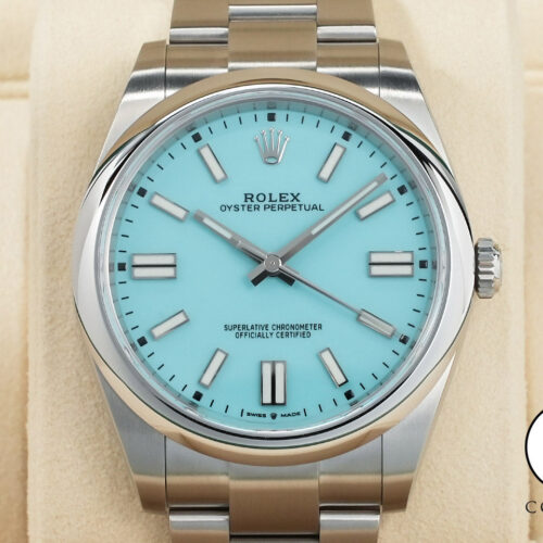 ロレックス オイスターパーペチュアル41 Ref.124300 ステンレススチール ターコイズ文字盤 商品画像1