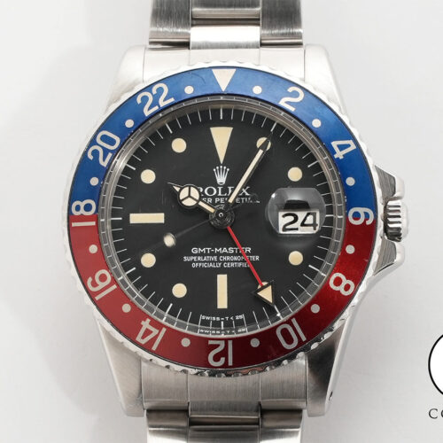 ロレックス GMTマスター Ref.1675 ステンレススチール ブラック文字盤 オイスターブレスレット 商品画像1