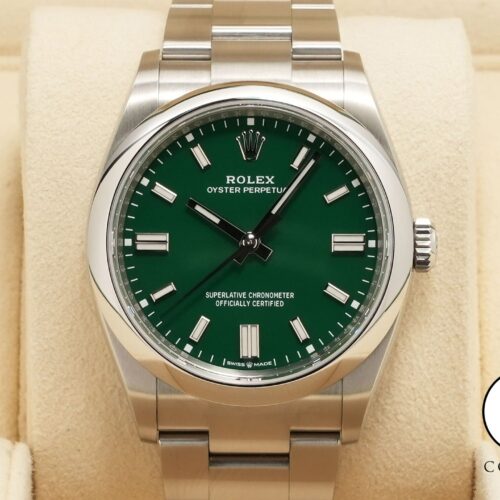 ロレックス オイスターパーペチュアル36 Ref.126000 ステンレススチール グリーン文字盤 商品画像1