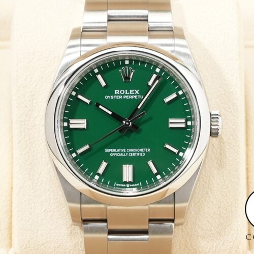 ロレックス オイスターパーペチュアル36 Ref.126000 ステンレススチール グリーン文字盤 商品画像1