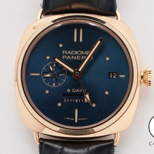 パネライ ラジオミール 8デイズ GMT オロロッソ Ref.PAM00538 ブルー文字盤 中古 iq4kwoou 商品画像1
