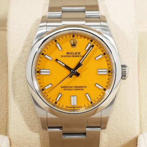 ロレックス オイスターパーペチュアル36 Ref.126000 ステンレススチール イエロー文字盤 商品画像1
