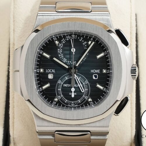 パテックフィリップ ノーチラス トラベルタイム クロノグラフ Ref.5990/1A-011 ステンレススチール ブルーソレイユ文字盤 商品画像1
