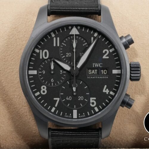 IWC パイロット ウォッチ クロノグラフ トップガン セラタニウム Ref.IW388106 ブラック文字盤 未使用 zri5c3pc 商品画像1