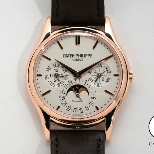 パテックフィリップ パーペチュアルカレンダー TIFFANY＆CO. Ref.5140R-011 ローズゴールド シルバー文字盤 商品画像1