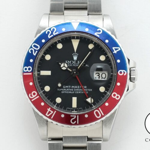 ロレックス GMTマスター Ref.16750 ステンレススチール ブラック文字盤 中古 rwosb6qt 商品画像1