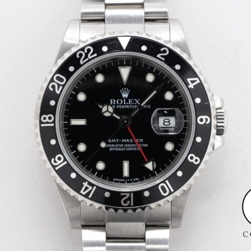 ロレックス GMTマスター Ref.16700 ステンレススチール ブラック文字盤 オイスターブレスレット 中古 yyqi2vbd 商品画像1