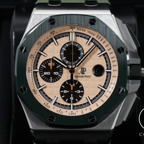 オーデマピゲ ロイヤルオーク オフショア クロノグラフ Ref.26400SO.OO.A054CA.01 ステンレススチール ベージュダイヤル（グランド・タペストリー）文字盤 商品画像1