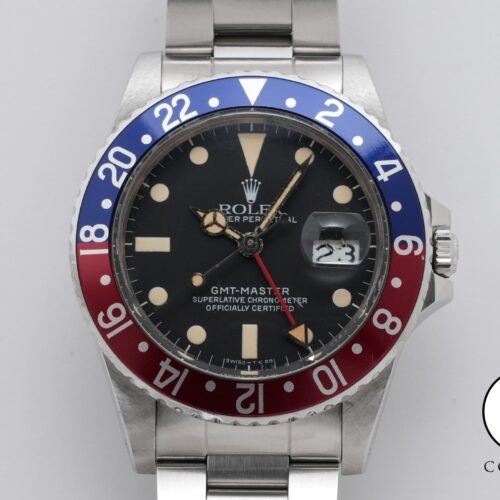 ロレックス GMTマスター Ref.16750 ステンレススチール ブラック文字盤 オイスターブレスレット 商品画像1