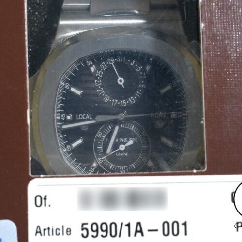 パテックフィリップ ノーチラス トラベルタイム クロノグラフ Ref.5990/1A-001 ステンレススチール ブラックグラデーション文字盤 商品画像1