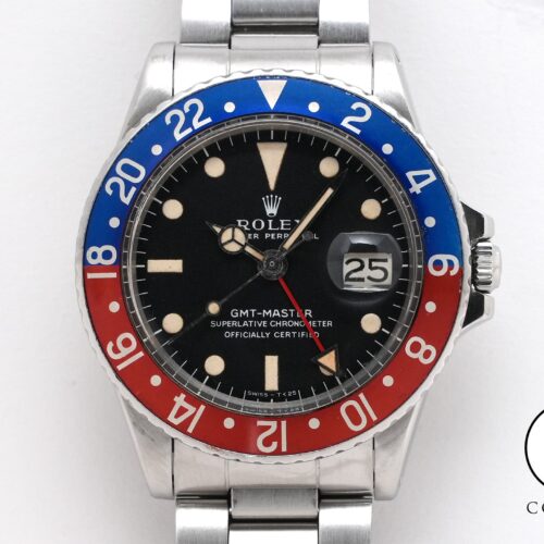 ロレックス GMTマスター Ref.1675 ステンレススチール ブラック文字盤 オイスターブレスレット 商品画像1