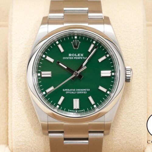 ロレックス オイスターパーペチュアル36 Ref.126000 ステンレススチール グリーン文字盤 商品画像1