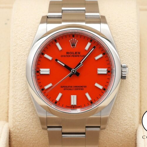 ロレックス オイスターパーペチュアル36 Ref.126000 ステンレススチール コーラルレッド文字盤 商品画像1