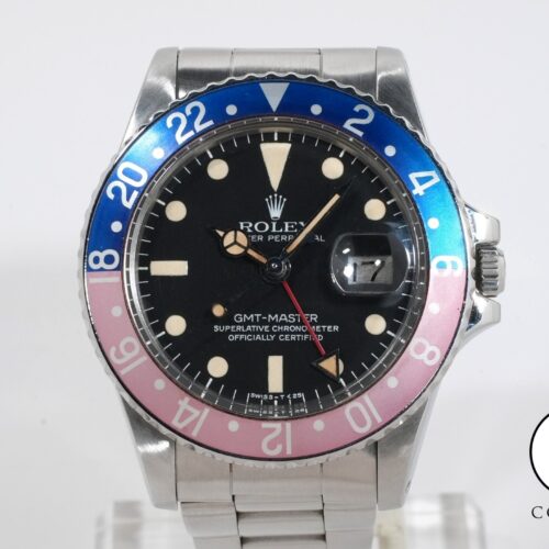 ロレックス GMTマスター Ref.1675 ステンレススチール ブラック文字盤 オイスターブレスレット 商品画像1