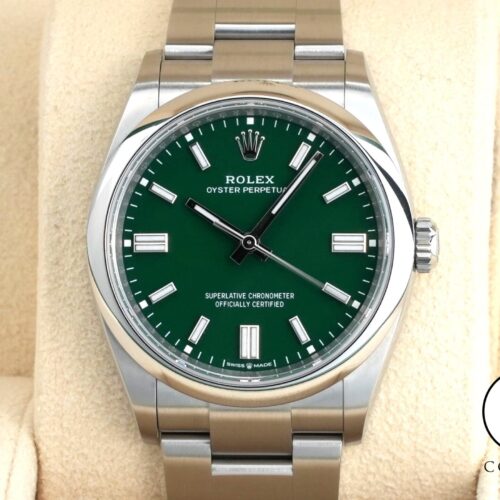 ロレックス オイスターパーペチュアル36 Ref.126000 ステンレススチール グリーン文字盤 商品画像1