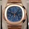 パテックフィリップ ノーチラス トラベルタイム クロノグラフ Ref.5990/1R-001 ローズゴールド ブルーソレイユ文字盤 商品画像1
