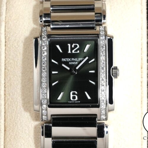 パテックフィリップ Twenty-4 Ref.4910/1200A-011 ステンレススチール オリーブグリーン文字盤 商品画像1