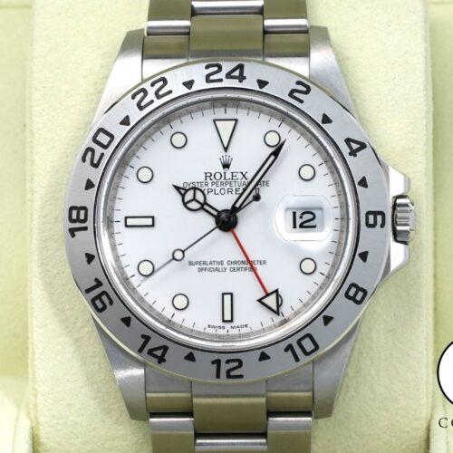 ロレックス エクスプローラーII Ref.16570 ステンレススチール ホワイト文字盤 商品画像1