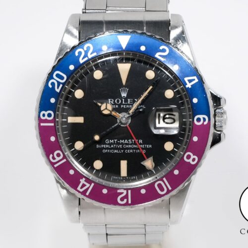 ロレックス GMTマスター Ref.1675 ステンレススチール ブラック文字盤 オイスターブレスレット 商品画像1