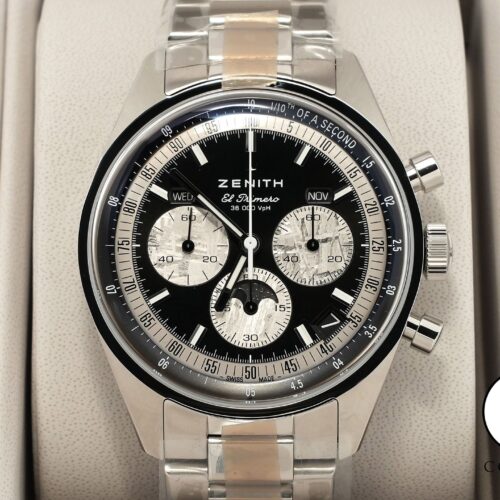 ゼニス クロノマスター オリジナル トリプルカレンダー ホディンキー エディション Ref.03.3401.3610/21.M3200 ブラック文字盤 新品 av89hq4f 商品画像1