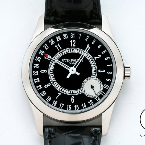パテックフィリップ カラトラバ Ref.6006G-001 ホワイトゴールド ブラック文字盤 中古 t96m3jii 商品画像1