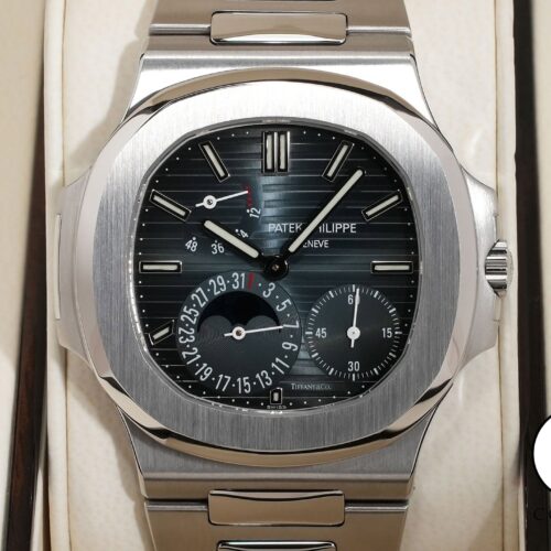 パテックフィリップ ノーチラス プチコンプリケーション TIFFANY＆CO. Ref.5712/1A-001 ステンレススチール ブルー文字盤 商品画像1