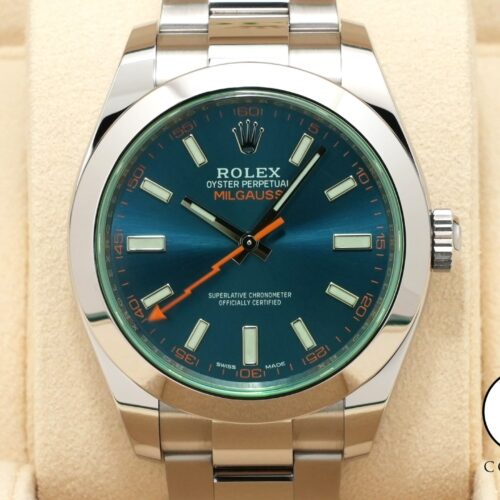 ロレックス ミルガウス Ref.116400GV ステンレススチール Zブルー文字盤 商品画像1