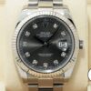 ロレックス デイトジャスト41 Ref.126334G ステンレススチール/ホワイトゴールド スレートx10Pダイヤ文字盤 オイスターブレスレット 商品画像1