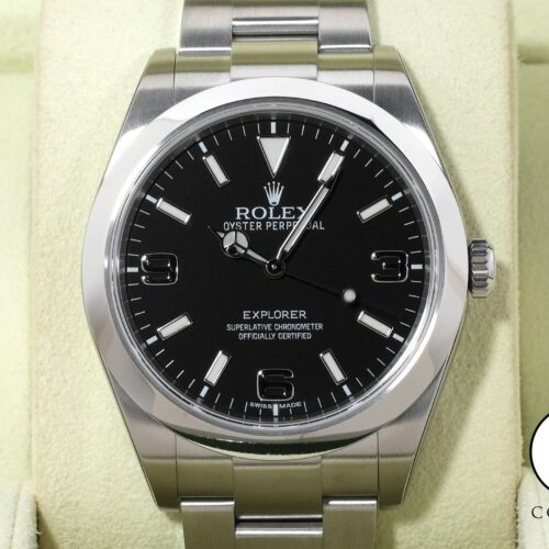 ロレックス エクスプローラーI Ref.214270 ステンレススチール ブラック文字盤 商品画像1