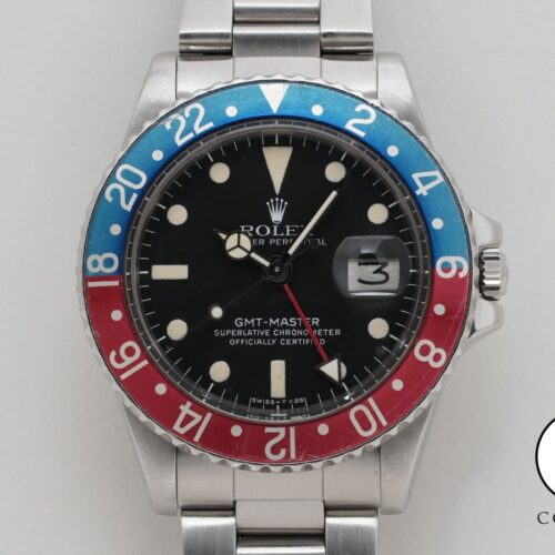 ロレックス GMTマスター Ref.1675 ステンレススチール ブラック文字盤 オイスターブレスレット 商品画像1