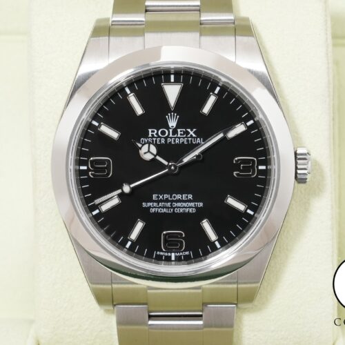 ロレックス エクスプローラーI Ref.214270 ステンレススチール ブラック文字盤 商品画像1