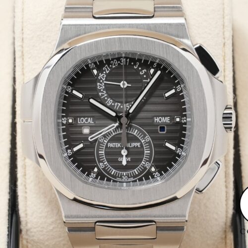 パテックフィリップ ノーチラス トラベルタイム クロノグラフ Ref.5990/1A-001 ステンレススチール ブラックグラデーション文字盤 商品画像1
