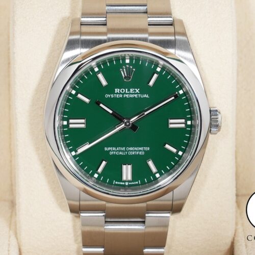 ロレックス オイスターパーペチュアル36 Ref.126000 ステンレススチール グリーン文字盤 商品画像1