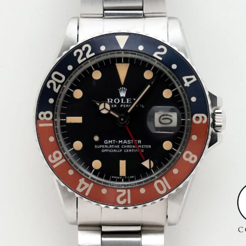ロレックス GMTマスター Ref.1675 ステンレススチール ブラック文字盤 オイスターブレスレット 商品画像1