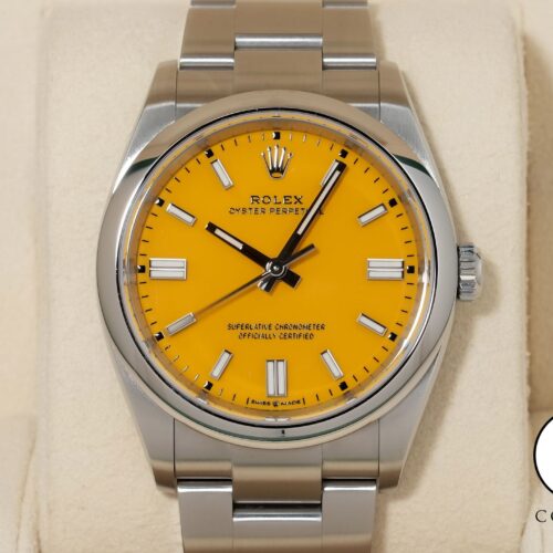 ロレックス オイスターパーペチュアル36 Ref.126000 ステンレススチール イエロー文字盤 商品画像1