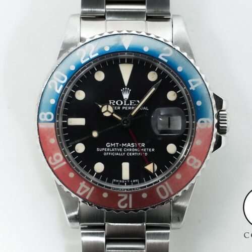 ロレックス GMTマスター Ref.1675 ステンレススチール ブラック文字盤 オイスターブレスレット 商品画像1