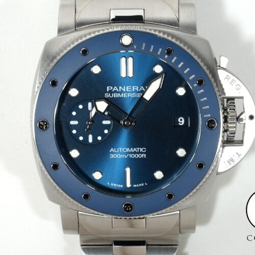 パネライ サブマーシブル ブルー ノッテ Ref.PAM01068 SS/CE ブルー文字盤 中古 z3nvca4i 商品画像1