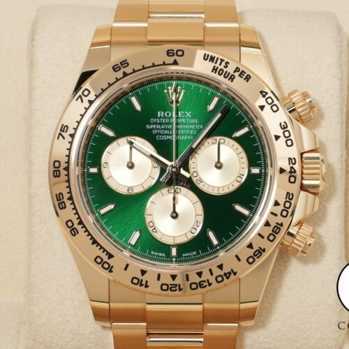 ロレックス デイトナ Ref.126508 イエローゴールド グリーン文字盤 商品画像1