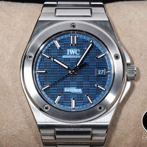 IWC インヂュニア オートマティック 40 Ref.IW328907 SS ブルー文字盤 美品 5jzs6zsh 商品画像1