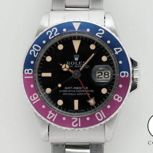ロレックス GMTマスター Ref.1675 ステンレススチール ブラック文字盤 オイスターブレスレット 商品画像1