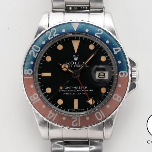 ロレックス GMTマスター Ref.1675 ステンレススチール ブラック文字盤 オイスターブレスレット 商品画像1