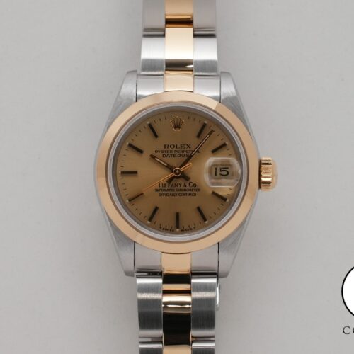 ロレックス デイトジャスト TIFFANY＆CO. Ref.69163 ステンレススチール/イエローゴールド シャンパン文字盤 商品画像1