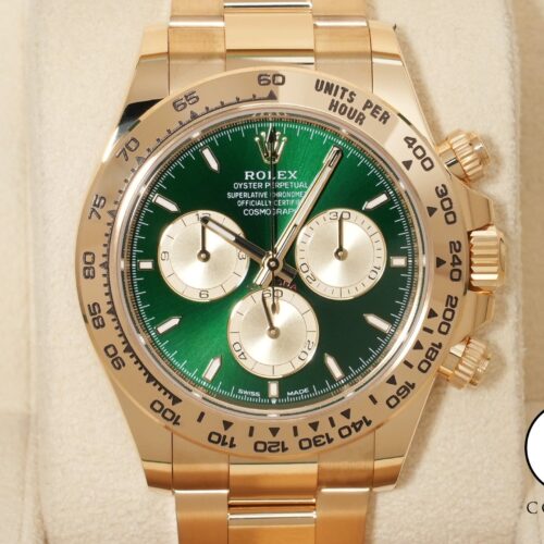 ロレックス デイトナ Ref.126508 イエローゴールド グリーン文字盤 商品画像1
