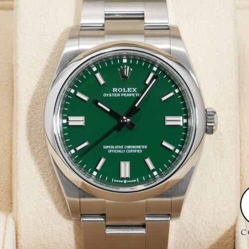 ロレックス オイスターパーペチュアル36 Ref.126000 ステンレススチール グリーン文字盤 商品画像1