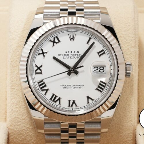 ロレックス デイトジャスト41 Ref.126334 ステンレススチール/ホワイトゴールド ホワイトローマン文字盤 ジュビリーブレスレット 商品画像1